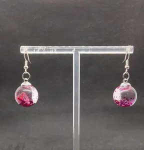 Valentine's Waterball Dangle Earrings