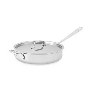 All-clad D3 Stainless 3-ply Bonded 4-qt Sauté Pan with lid All-clad D3 Stainless 3-ply Bonded 4-qt Sauté Pan with lid