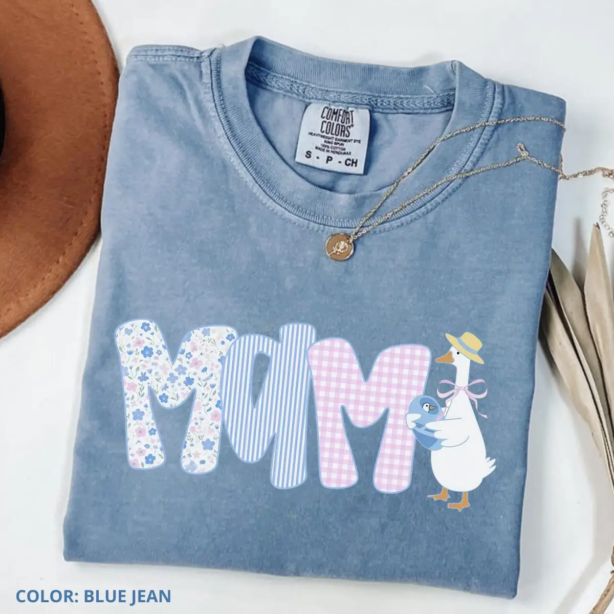 Comfort Colors Mama Goose TShirt, Mama Tee, Funny Pregnancy Reveal Gift For Moms