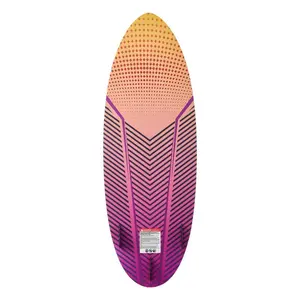 63-Inch Wakesurf Board, Wake Surfing Board with EPS Foam Core, EVA Non-Slip Pad 3 Tail Fins, UV-Resistant Wakesurfing Boards for Adults Up to 250 lbs