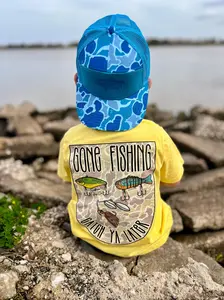 Camo Gone Fishing Lures Boy's Short Sleeve Shirt, Southern Boy Co Shirt, Family Matching Outfits, Mom And Son Tee, Youth And Adult Shirt