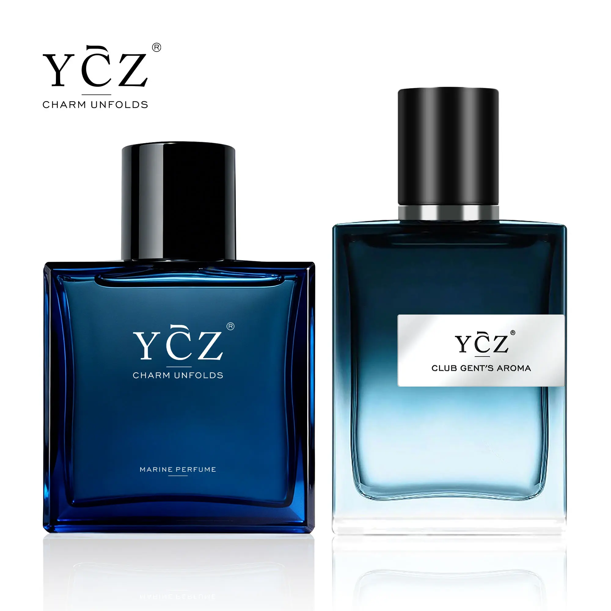 YCZ Magnetic Nights High Quality Fragrance Duo - Men's 2-Piece Oriental EDP Scents Set, Long-Lasting Eau de Parfum for Dates, Night Outings, Gifts for Boyfriend, Fragrances Cosmetics