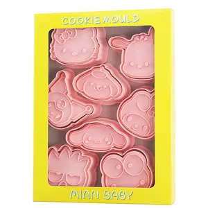 Cute Cartoon Cookie Cutters Kitty Silicone Baking Molds