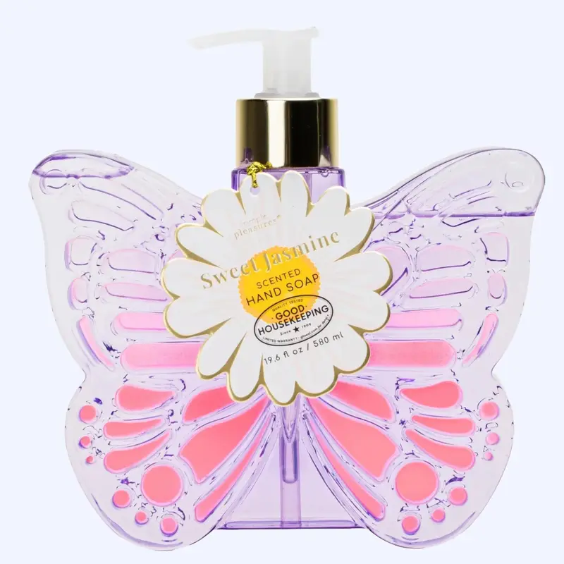SIMPLE PLEASURES Ombre Butterfly Shaped Soap Dispenser 500ML - Cute Hand Soap Dispenser for Kitchen and Bathroom Décor Decorative