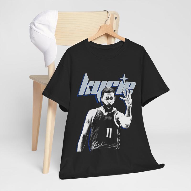 Y2K Kyrie Irving Dallas NBA Basketball Mavericks Streetwear T-Shirt