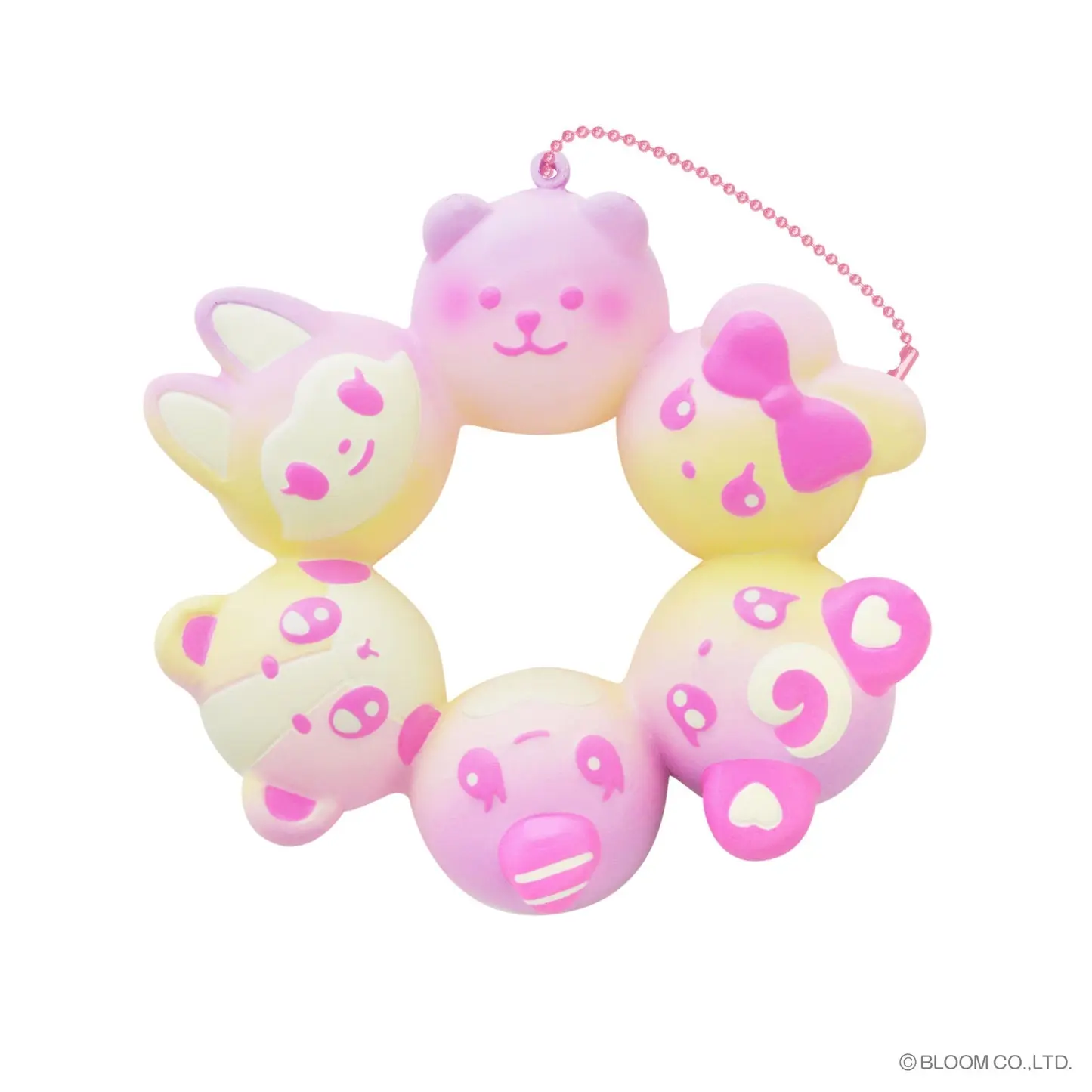 iBloom Squishy Mocchiri Ring Bread Mini Kawaii Soft Scented Slow Rising ...