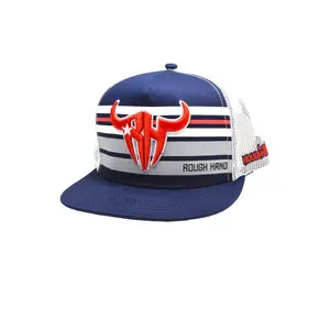 Rough Hand Hat Unisex Captain Mesh Back Snapback Patch Cap - RH-64