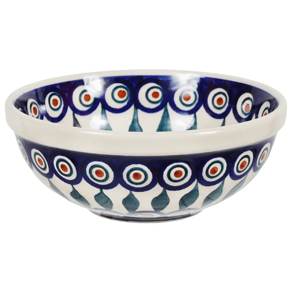 Bowl, Round, 6" in "Peacock" by Manufaktura | M089T-54