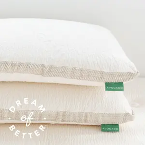 Avocado Molded Latex Pillow