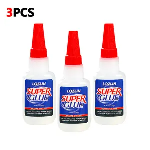 3PCS Super Strong Glue - Works on Plastic, Metal, Glass, Wood, Ceramic & More - Flexible Durable Repair Adhesive for Shoes/Furniture/DIY Invisible Waterproof Sealant