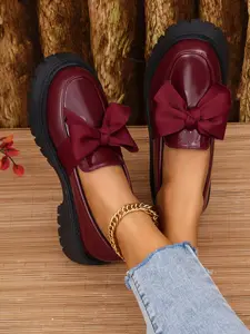 Women's Elegant Butterfly Decorated Loafers, Fashionable Bowknot Design Slip on Loafers for Daily Wear, Lightweight Breathable Comfortable Shoes for Women & Girls Flats Shoes Women