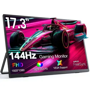 UPERFECT 17.3 inches 144Hz Portable Monitor 105.4% sRGB Full-featured Type-C port for one-cable device connection Immersive large-screen gaming experience Portable model with built-in stand Enable a second screen