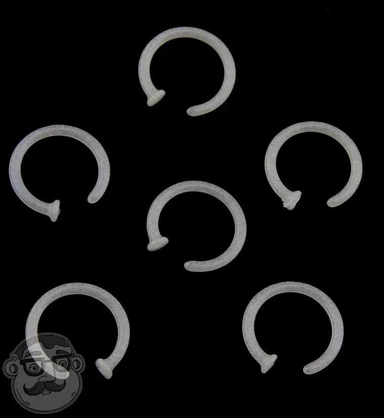Glow in the Dark Bioflex Nose Hoop Ring Glow in the Dark Bioflex Nose Hoop Ring