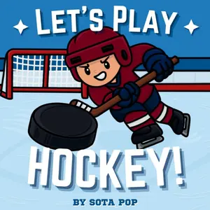 Hockey-Themed Bold Kids' Sports Coloring Book - Easy-to-Use Collectible Entertainment Item