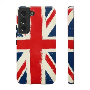 Galaxy Distressed Union Jack phone case | Tough Case Compatible with the Galaxy S22/S23/S24/S25/26