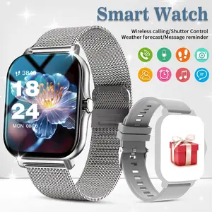 Outdoor Smartwatch - Call Function & Message Alert, Step Count & Calorie Tracker, Multiple Sports Modes, Weather Update, Wireless Connection, Unisex, Perfect for Adventure & Travel