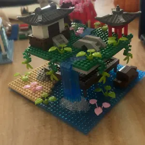 Peach Pool Building Set, 3D Model Kit, Multicolor Blocks, Abs Material, Creative Decoration, Adult Stress Relief Toy, Perfect Gift, Thoughtful Gift