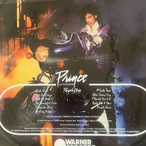 PRINCE PURPLE RAIN VINYL LP PICTURE DISC LTD ED SEALED!