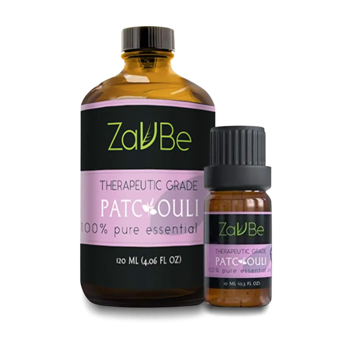 ZAVBE Patchouli Essential Oil (Pogostemon cablin) - 100% Pure Natural Therapeutic Grade Oil with Woody Aroma for Health, Aromatherapy, Natural Ingredients, UV Resistant Use Cases