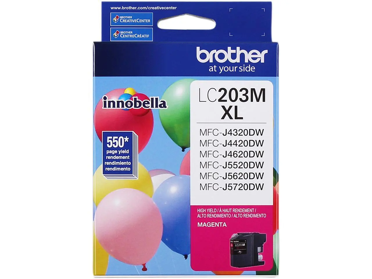 Brother LC203M High Yield Innobella Ink Cartridge - Magenta Brother LC203M High Yield Innobella Ink Cartridge - Magenta