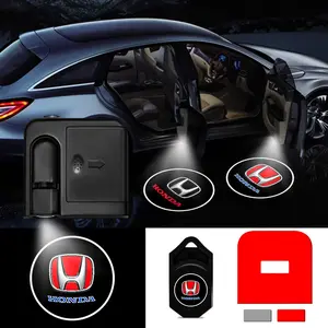 Wireless Car LED Light, Welcome Laser Projector with Honda Logo Shadow, Automotive Accessories, Easy Installation, Enhance Your Drive Experience, Car Interior Lighting