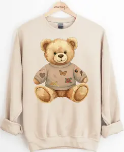 Attached Bear Graphic Top