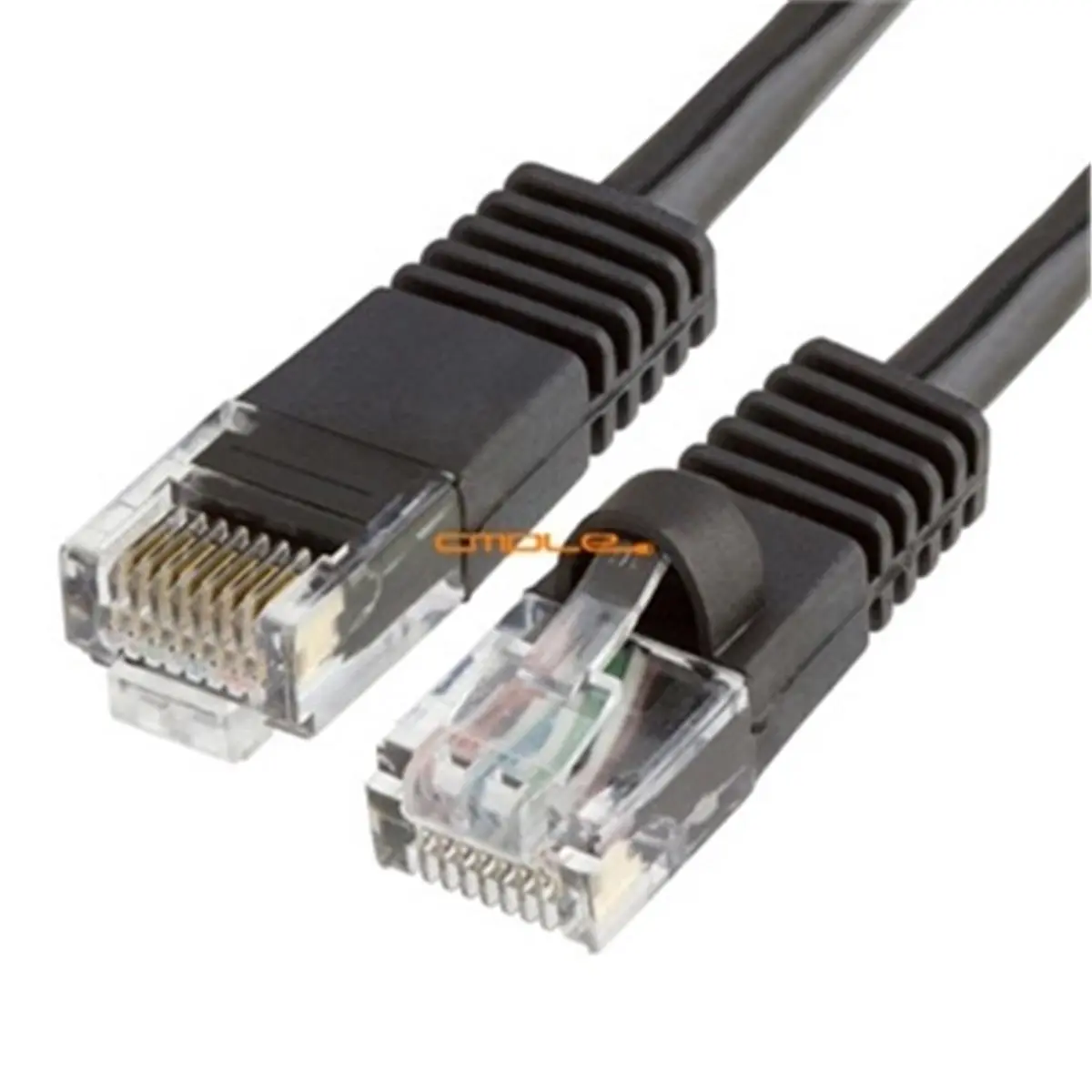 212 MAIN 150 FT Unshielded Twisted Pair CAT5/CAT5E RJ45 Ethernet Cable - High-Speed 350 MHz LAN Network Cable, Black PVC Jacket, Data Transfer, Data Integrity Support