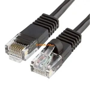 Cmple  RJ45 CAT5 CAT5E ETHERNET LAN NETWORK CABLE -w 150 FT Black