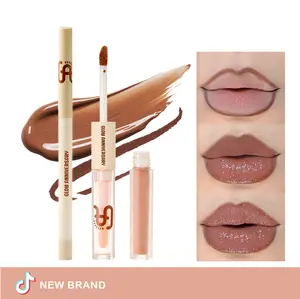 GA Dual-Effect Lip Set: Precision Lip Liner + Dual-Ended Glossy-Matte Lip Gloss