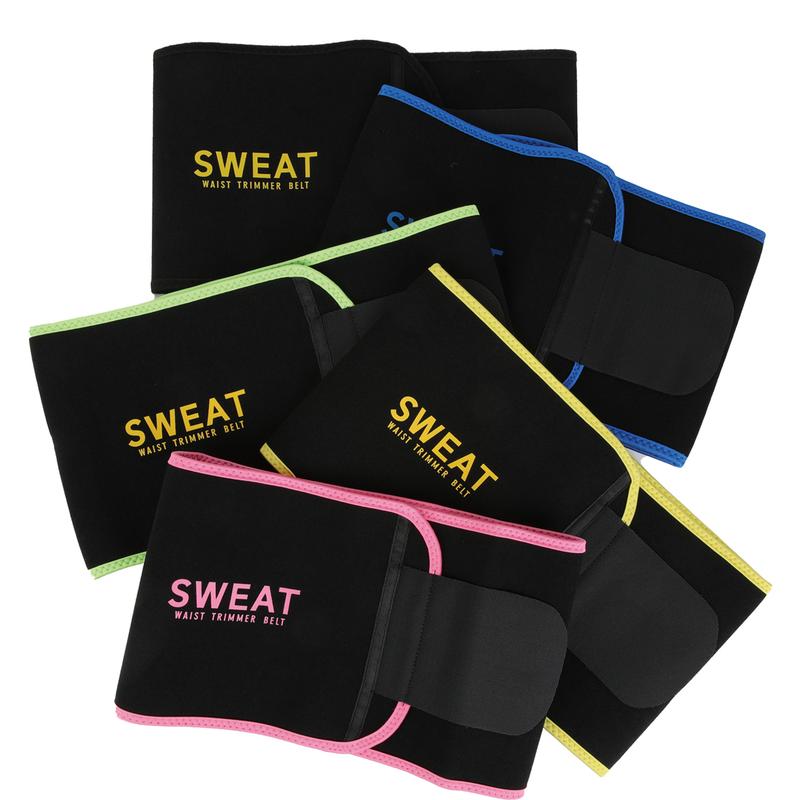 Sauna Sweat Ab Waist Trainer Belt for Women and Men - Sweat Band Waist Trainer Belt for Sports Training Gym Workouts, Men Women Sportswear, Womenswear, Fajas Para Mujer, 3 Adjustable Sizes, 5 Color Choose