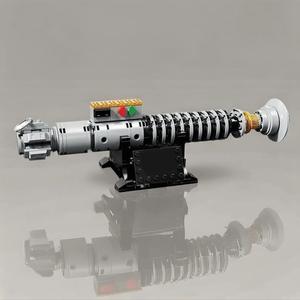 luke skywalker lightsaber building block set, moc-40730 diy model, perfect gift toy for development, kids toys, stem kit