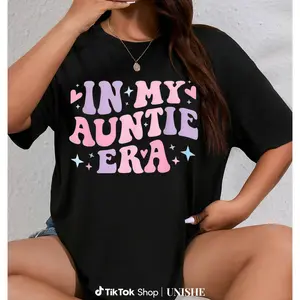 Celebrate Auntie Era with This 100% Cotton Baby Announcement T-Shirt