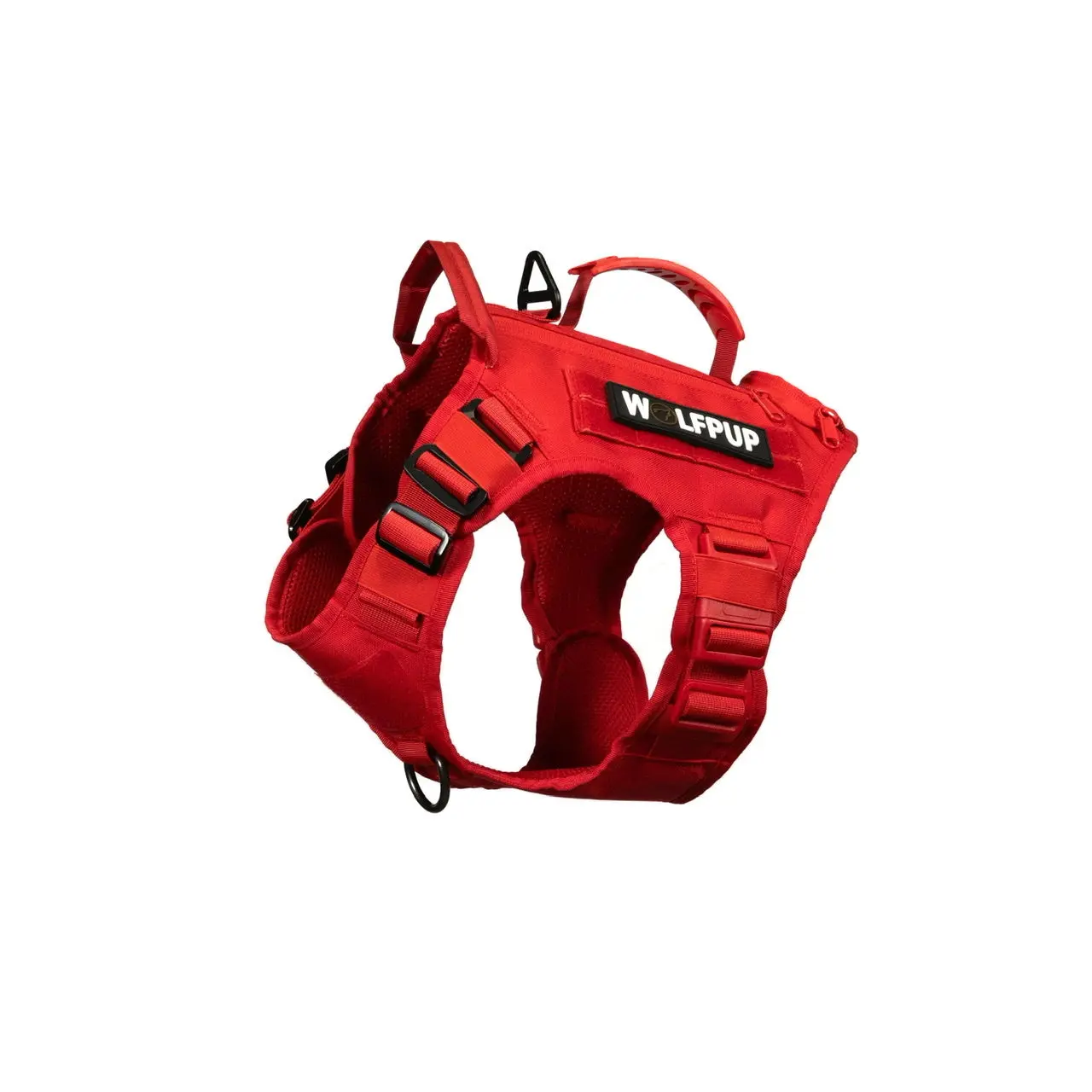 Elite Red Tactical Dog Vest Harness Elite Red Tactical Dog Vest Harness