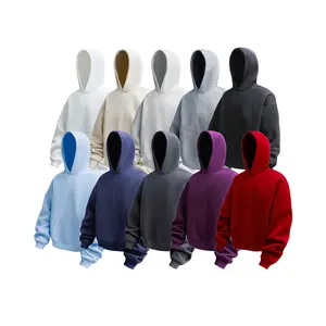 Unisex Hoodie, Solid Color, Fashionable Casual Sports Pullover with Pockets, Loose Fit, Multiple Colors, Suitable for Daily Wear