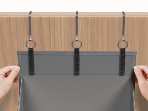 Lifewit Over the Door Organizer with Clear Window and Mesh Pockets, 5 Shelves, Anti-Tilt Lifewit Over the Door Organizer with Clear Window and Mesh Pockets, 5 Shelves, Anti-Tilt