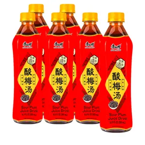 Master Kong Sour Plum Drink, 500ml x 6 Bottles - Refreshing & Fat-Cutting Beverage, Value Pack