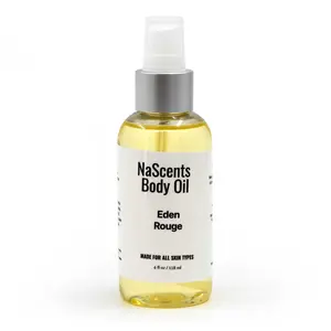 NaScents Body Oil Eden Rouge 4 oz Lightweight Fast Absorbing Hydrating Formula for All Skin Types Non-Greasy Finish Ideal for Daily Use