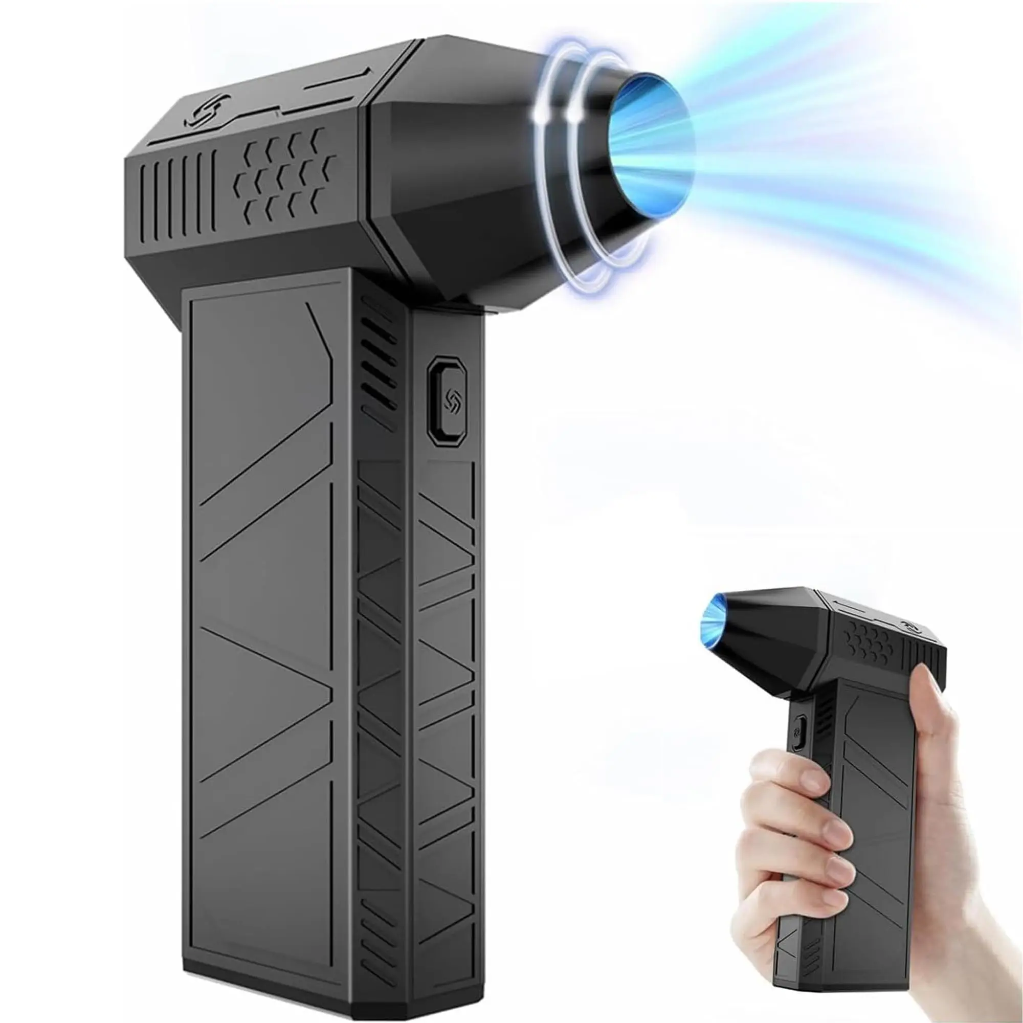 Portable Mini Blower, 110000RPM Handheld Blower, Rechargeable Blower for Outdoor Barbecue, Computer Dust Removal, Keyboard, Camera Lens