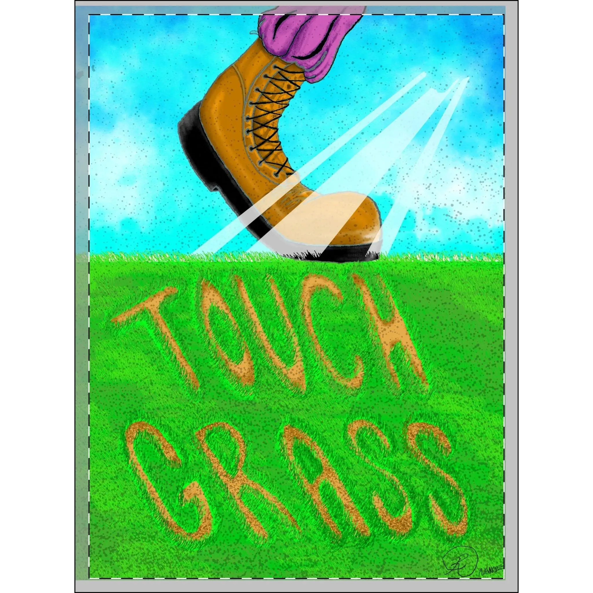 Touch Grass Poster