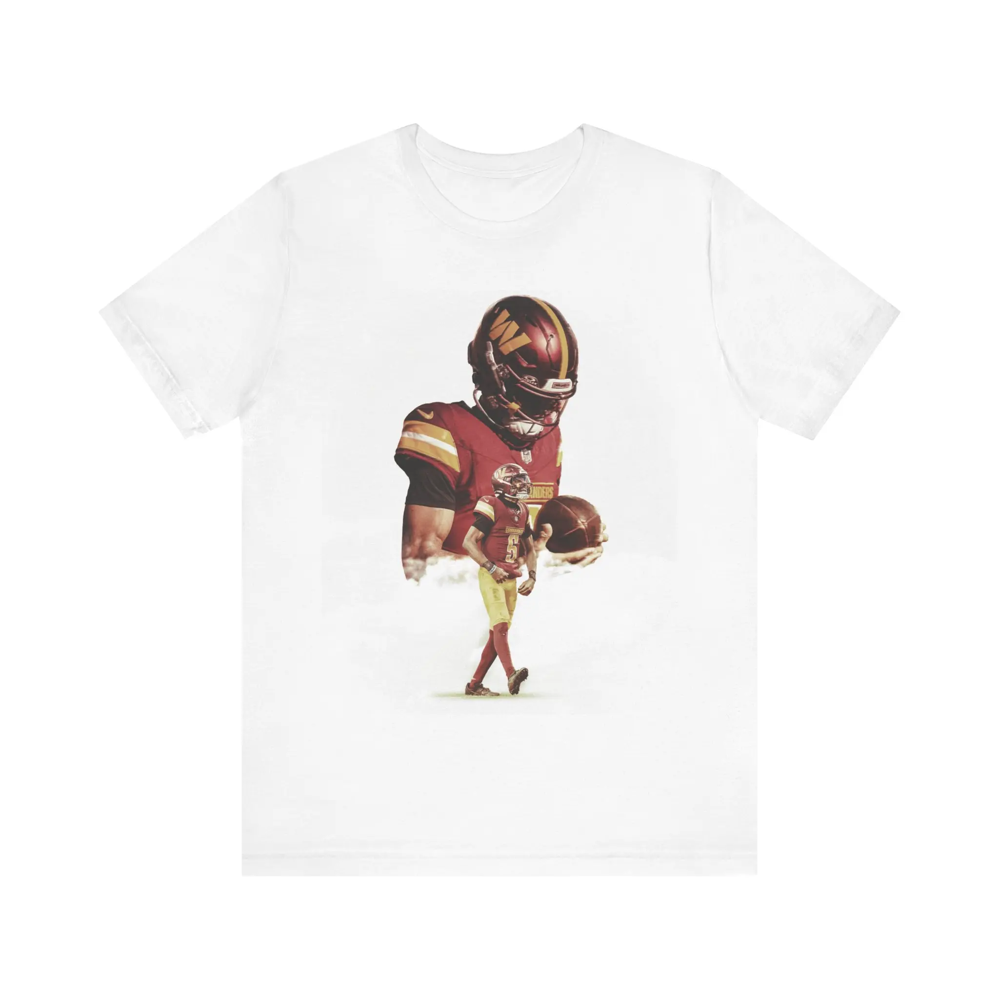 Jayden Daniels Graphic Tee, Sporty Unisex T-Shirt for Game Day, Casual Wear, Gift for Fans, Personalized Fan Gear
