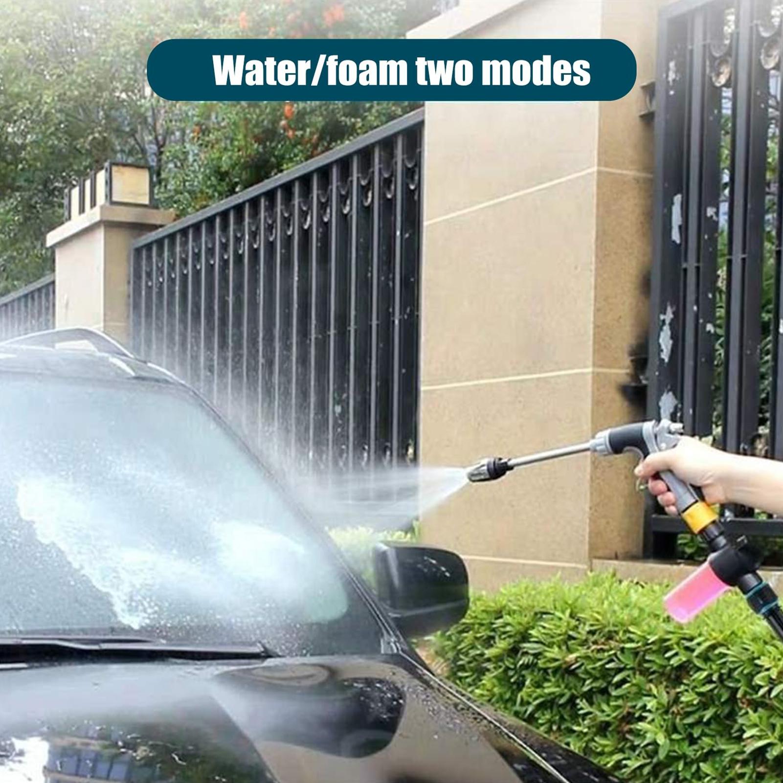 High-Pressure Washer 15X Stronger Than Traditional Hose Stainless Steel Tool-Free Installation Universal Fit for Walkways Cleaner High-Pressure Washer 15X Stronger Than Traditional Hose Stainless Steel Tool-Free Installation Universal Fit for Walkways Cleaner