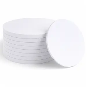 Round White Cake Boards / Cake Drums – 8 Inch & 12 Inch (Pack of 5) | ¼ Inch Thick, Greaseproof, Sturdy Cake Base
