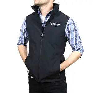El Viejon Brand Vest - BLACK - Front EVB LH (Charcoal Logo) El Viejon Brand Vest - BLACK - Front EVB LH (Charcoal Logo)