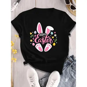 Celebrate Easter with a Bunny Ears Graphic T-Shirt