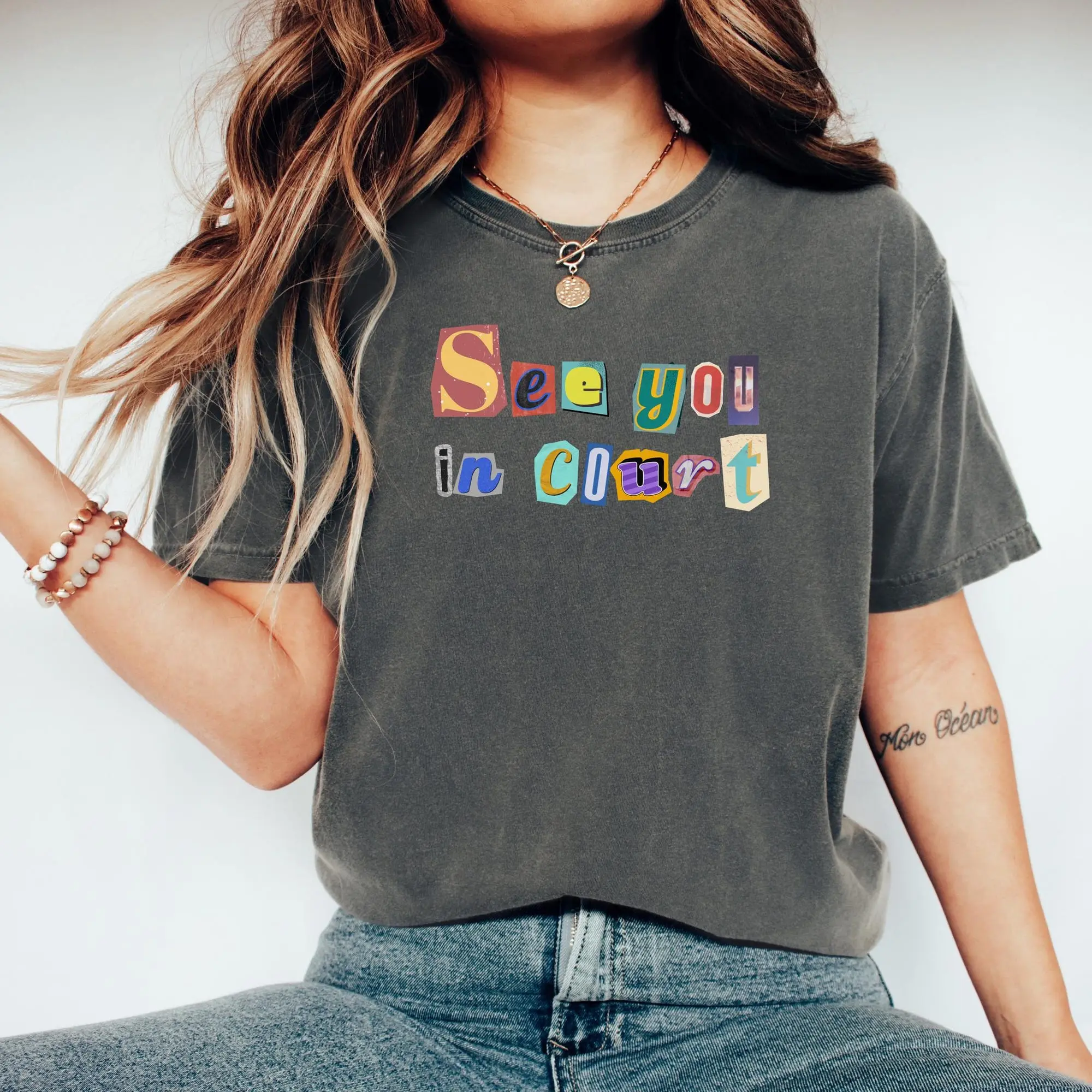 See you in Court, Democratic Liberal, No Facism, Tee Shirt Gift for Democrat, Activism Shirt, Janet Mills Shirt, Maine Governor Tee, Leftist Shirt