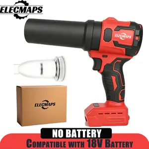 ELECMAPS Cordless Turbo Blower, Compatible With 18V Battery, 30000 RPM High-Speed Electric Blower, Powerful Airflow Tool for Leaf Blowing, Dust Cleaning and Drying, Tool Only