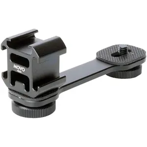 Movo - VB05 | Triple Shoe Extension Video Bracket | Multi-Functional Camera Accessory | Durable Aluminum Construction