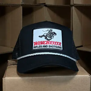 Winchester Trucker Style Hat with Breathable Mesh Back, Adjustable Snap Closure, Classic Design & Brand New Crafted Materials