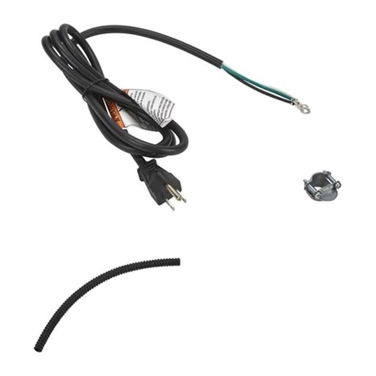 Whirlpool W11365011 OEM Standard Straight-Type Dishwasher Power Cord, Household Appliance Replacement Part with Metal Components, Power Supply Accessory