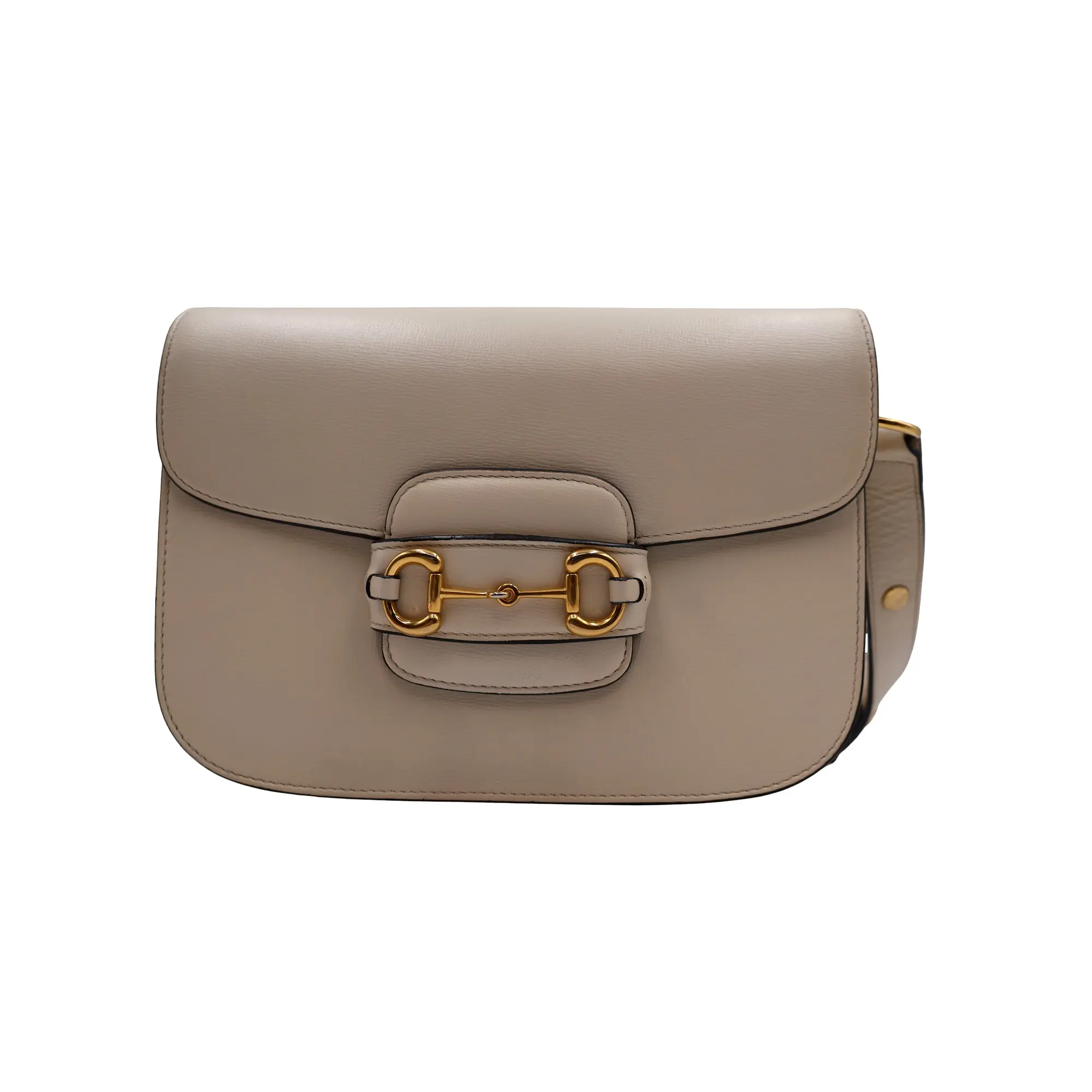 Pre-owned GUCCI Leather Shoulder Bags Calfskin Horsebit 1955 Shoulder Bag (JMG00032)